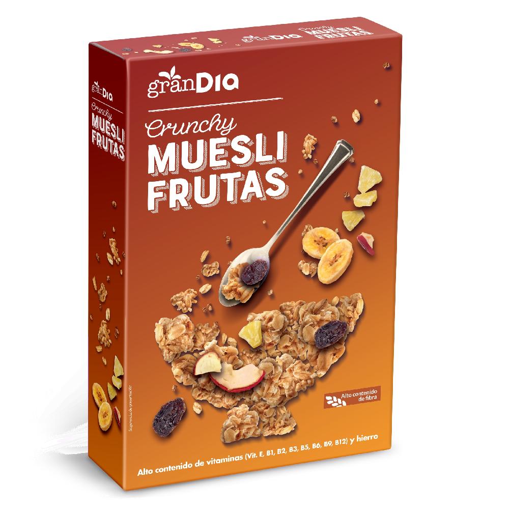Dia Muesli crujiente con frutas Gran Dia caja 500 g