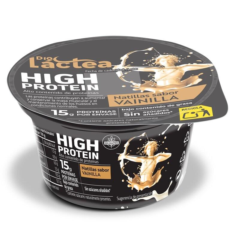 Dia Natilla Sabor Vainilla Alta En Proteínas Dia Láctea Tarrina 150 G