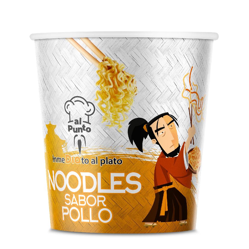 Dia Noodles orientales sabor pollo Al Punto Dia vaso 65 g