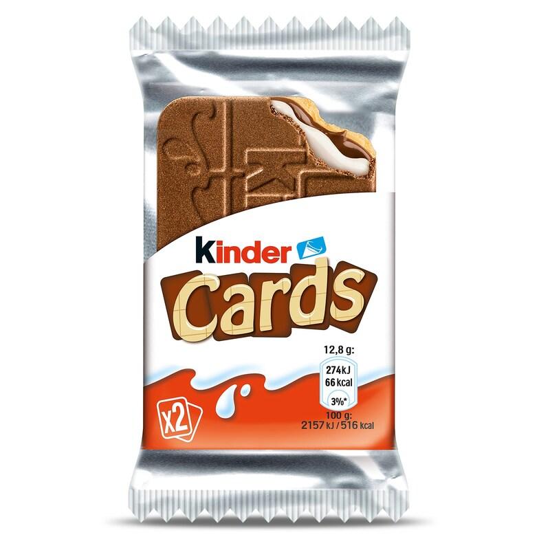 Dia Obleas con doble relleno cards Kinder bolsa 26 g