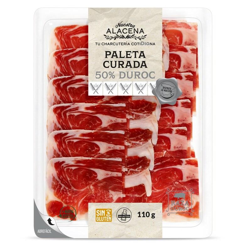 Dia Paleta Curada 50% Duroc Nuestra Alacena de Dia bandeja 110 g