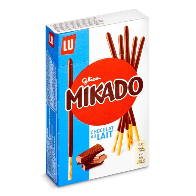 Dia Palitos de galleta recubiertos de chocolate con leche Mikado estuche 75 g