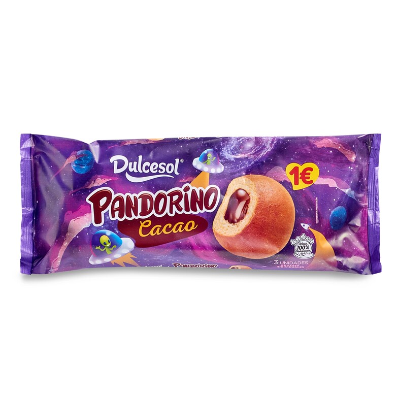 Dia Pandorinos Rellenos De Cacao Dulcesol Bolsa 135 G