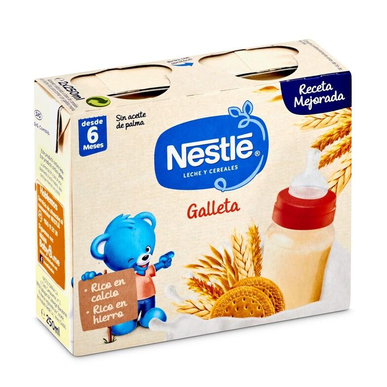 Dia Papilla líquida 8 cereales con galleta y leche continuación Nestlé brik 2 x 250 ml