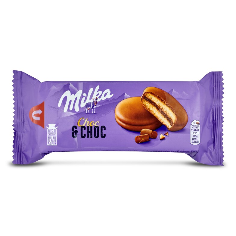 Dia Pastelitos Rellenos Y Recubiertos De Chocolate Choc & Choc Milka 175 G