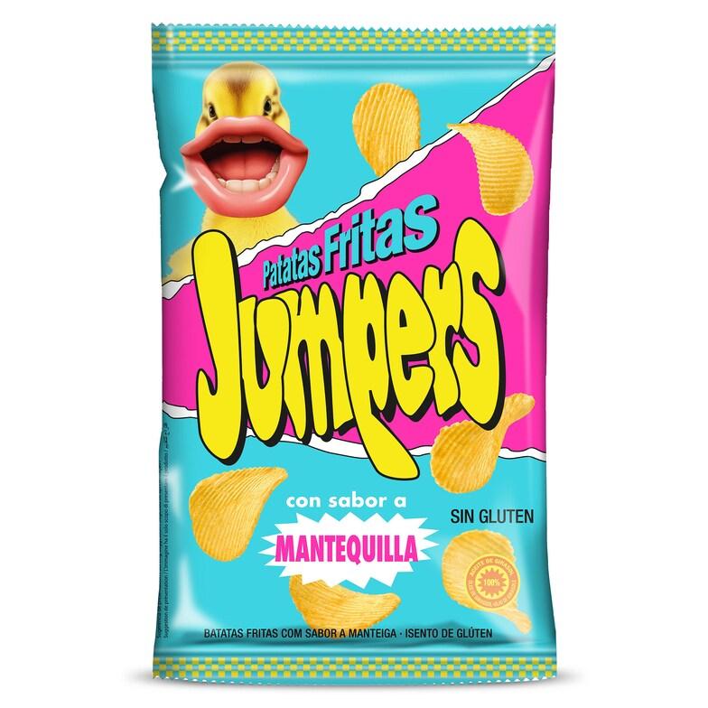 Dia Patatas fritas sabor mantequilla Jumpers bolsa 110 g