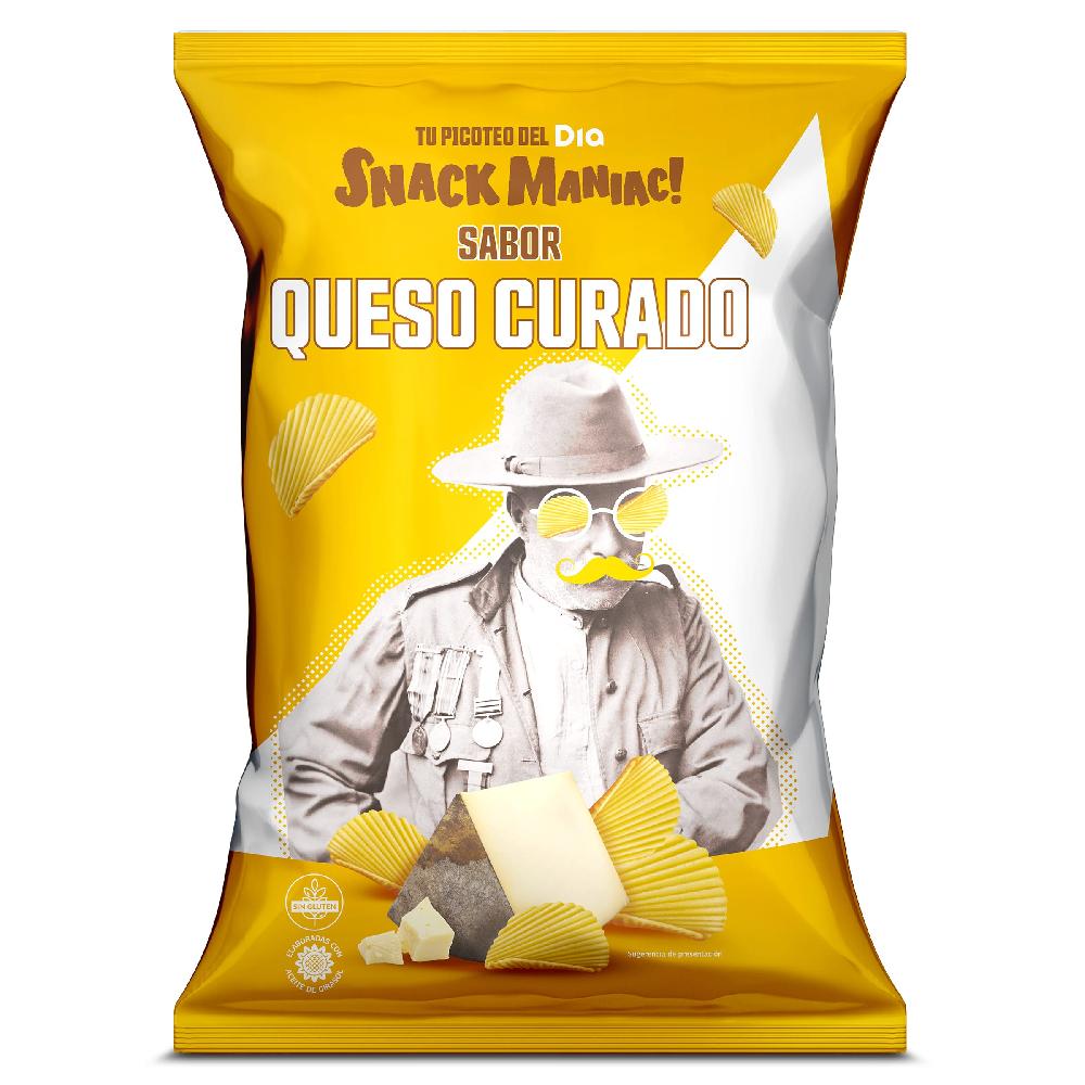 Dia Patatas sabor queso curado Snack Maniac de Dia bolsa 150 g