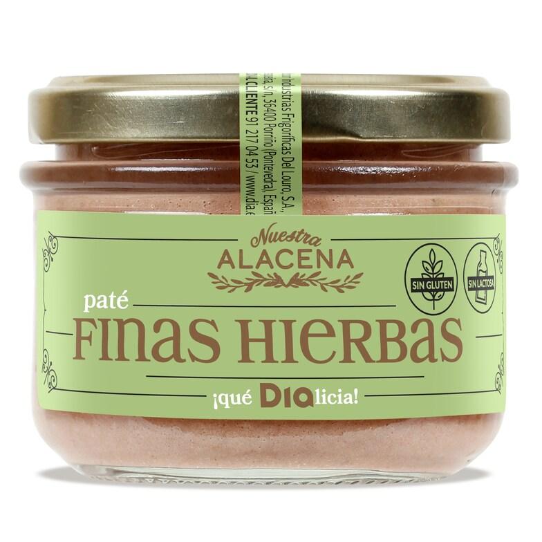 Dia Paté a las finas hierbas Nuestra Alacena de Dia frasco 125 g