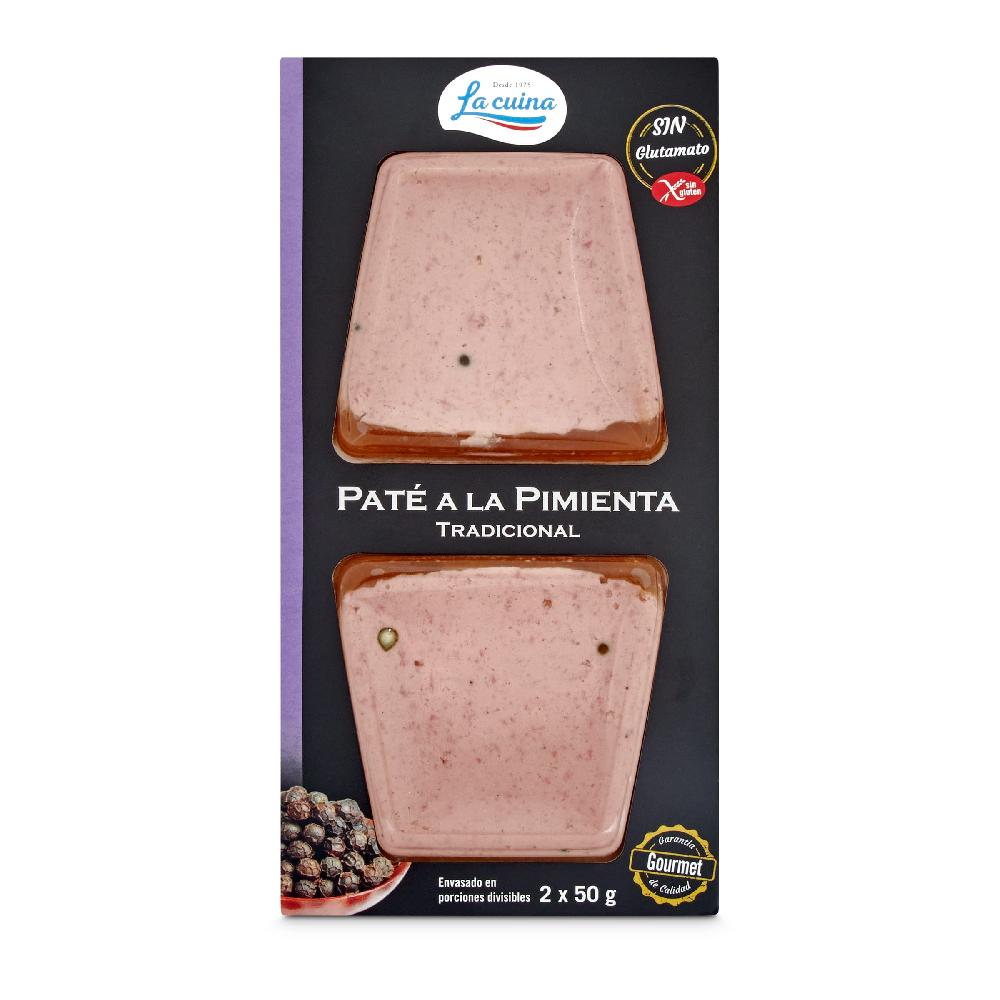 Dia Paté de cerdo a la pimienta 2 unidades La cuina blister 100 g