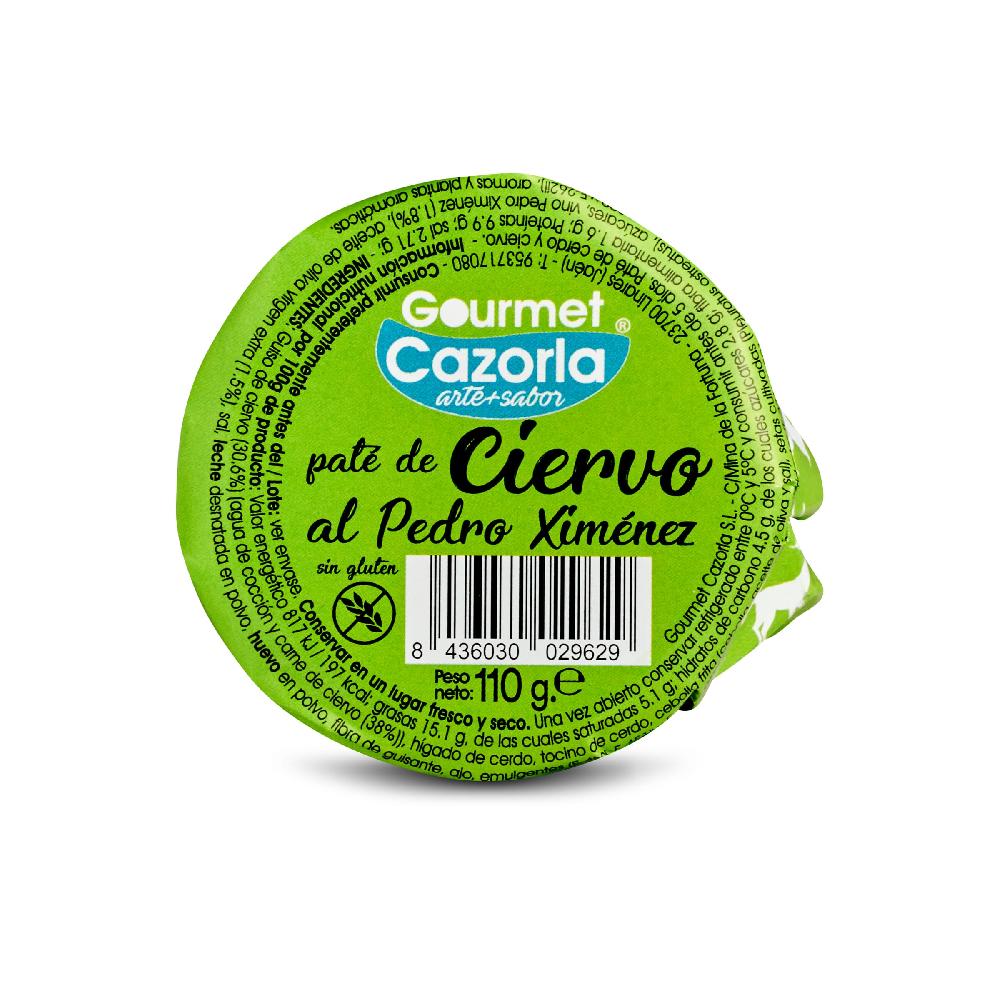 Dia Paté de ciervo al pedro ximénez Gourmet cazorla frasco 110 g