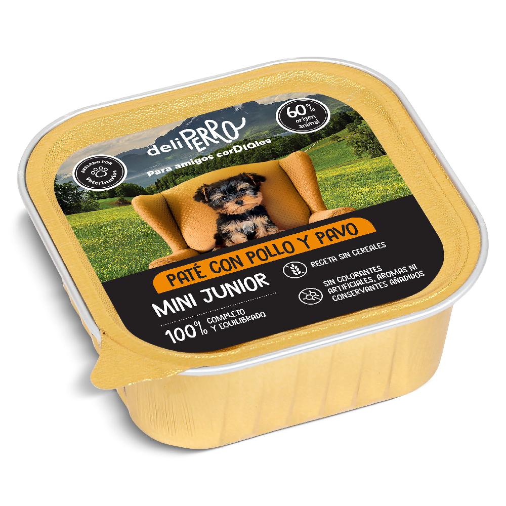 Dia Paté para perros mini junior con pollo y pavo Deliperro de Dia tarrina 150 g