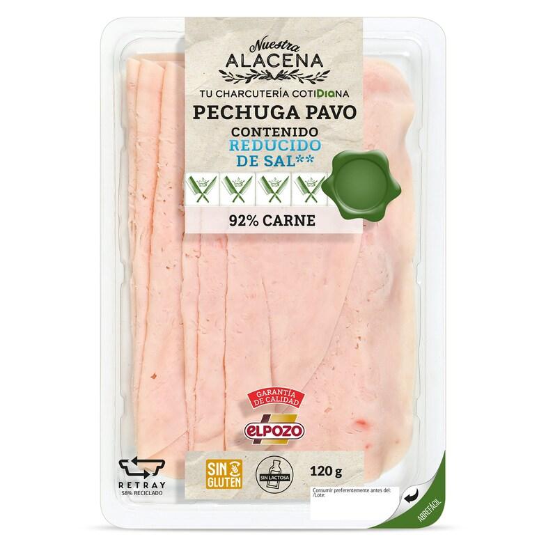 Dia Pechuga de pavo 92% carne bajo en sal Nuestra Alacena de Dia sobre 120 g