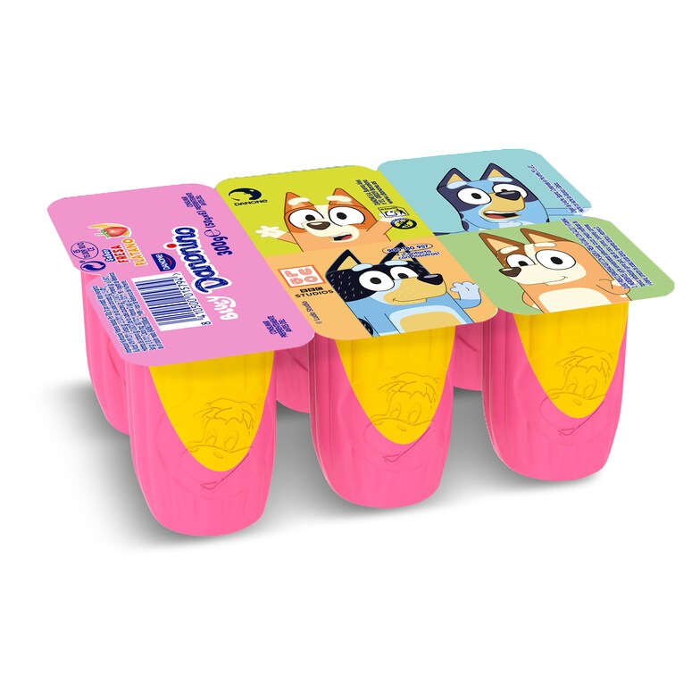 Dia Petit de fresa y plátano Danonino pack 6 x 50 g