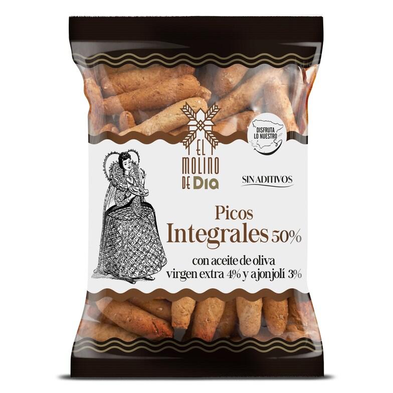Dia Picos integrales con aceite de oliva El molino de Dia bolsa 200 g