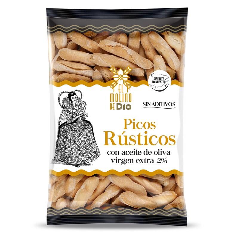 Dia Picos rústicos con aceite de oliva El molino de Dia bolsa 130 g