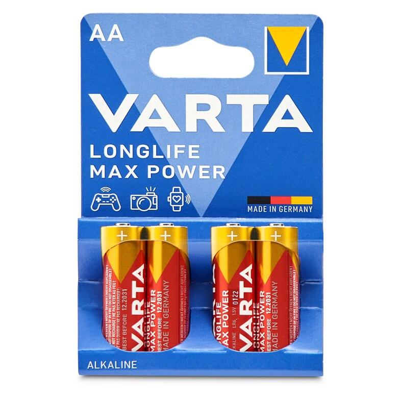 Dia Pila Alcalina Max Power Aa Varta Blister 4 Unidades