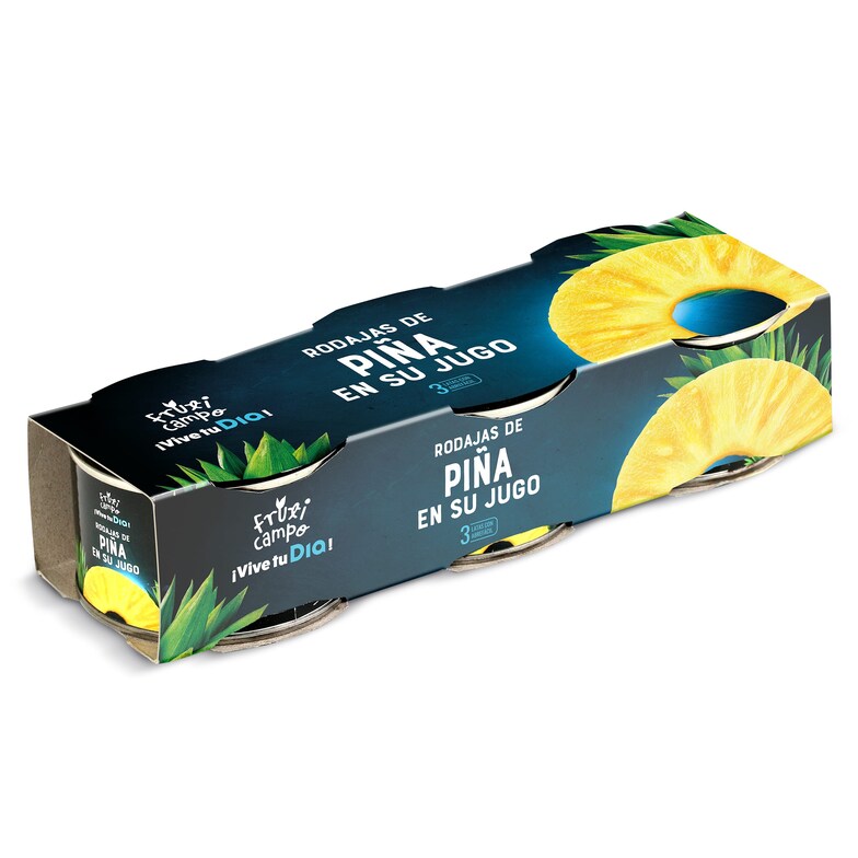 Dia Piña en su jugo en rodajas Fruticampo de Dia lata 3 x 137 g