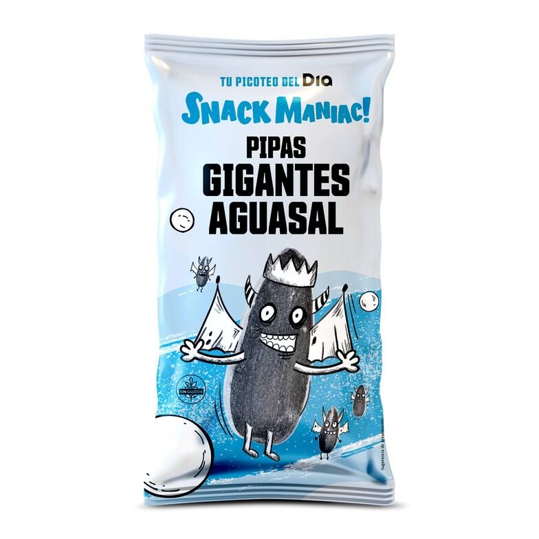 Dia Pipas gigantes aguasal Snack Maniac de Dia bolsa 200 g
