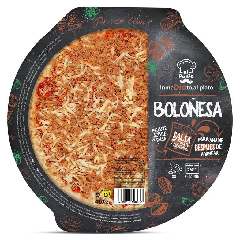 Dia Pizza Boloñesa Con Salsa De Tomate Y Orégano Al Punto Dia Bandeja 410 G