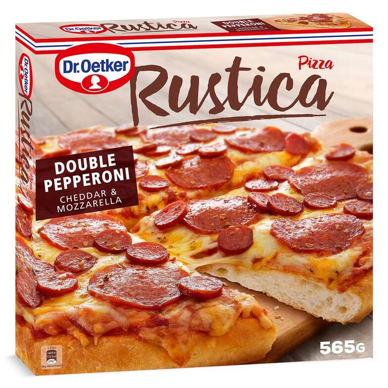 Dia Pizza rustica doble pepperoni Dr. Oetker Ristorante caja 565 g