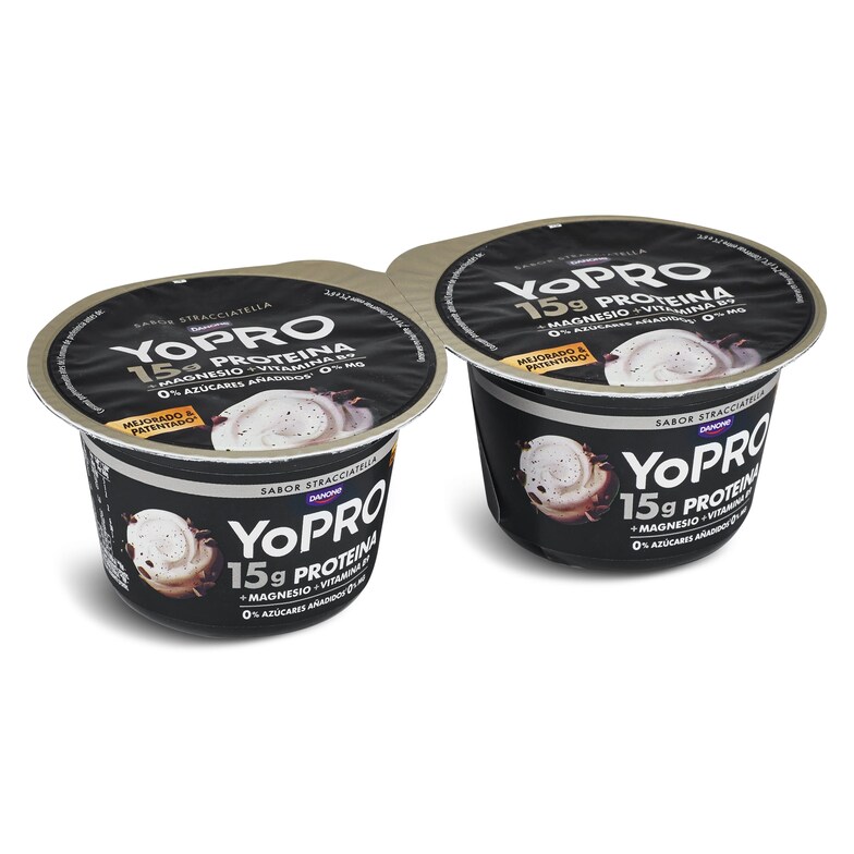 Dia Postre De Stracciatella Enriquecido Con Proteínas Yopro Pack 2 X 160 Gr