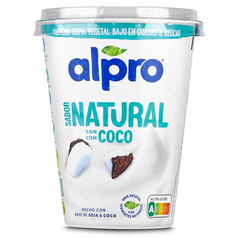 Dia Postre natural de soja con coco Alpro vaso 400 g