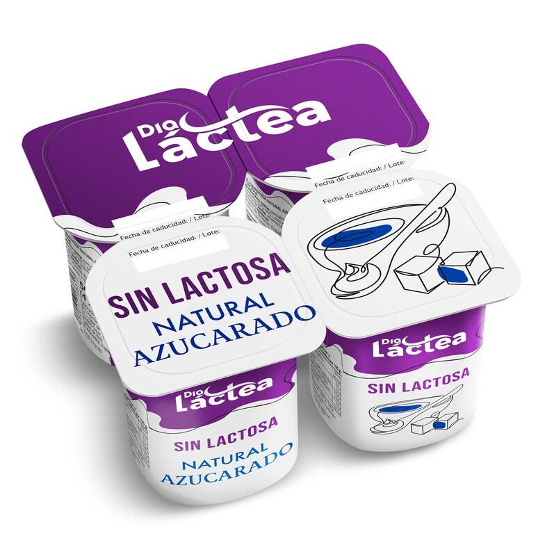 Dia Postre Sin Lactosa Natural Azucarado Dia Láctea Pack 4 X 125 G