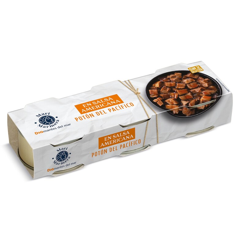 Dia Potón en salsa americana Mari Marinera de Dia lata 3 x 51 g