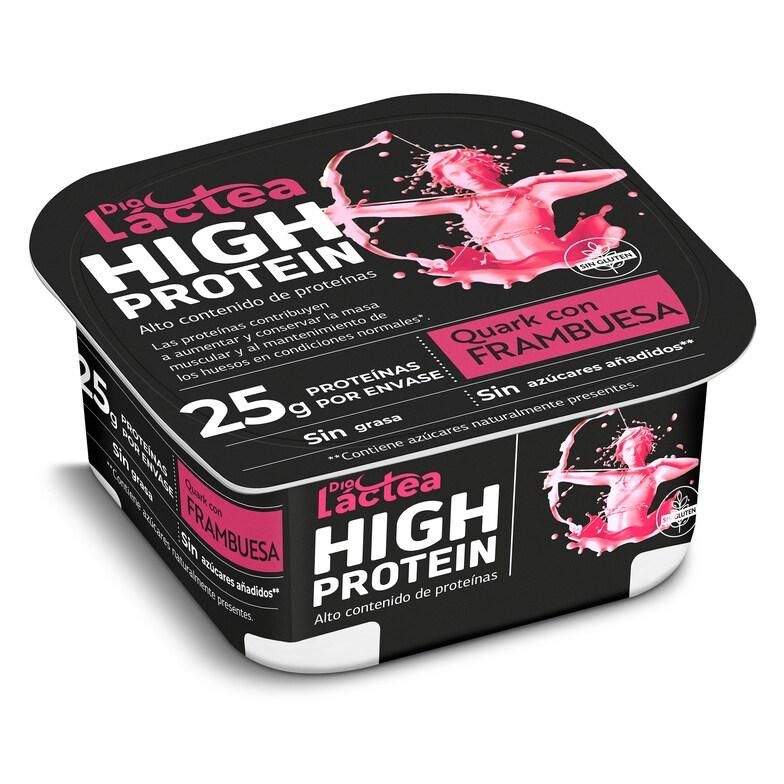 Dia Preparado de queso quark con frambuesa alto en proteínas Dia Láctea tarrina 200 g