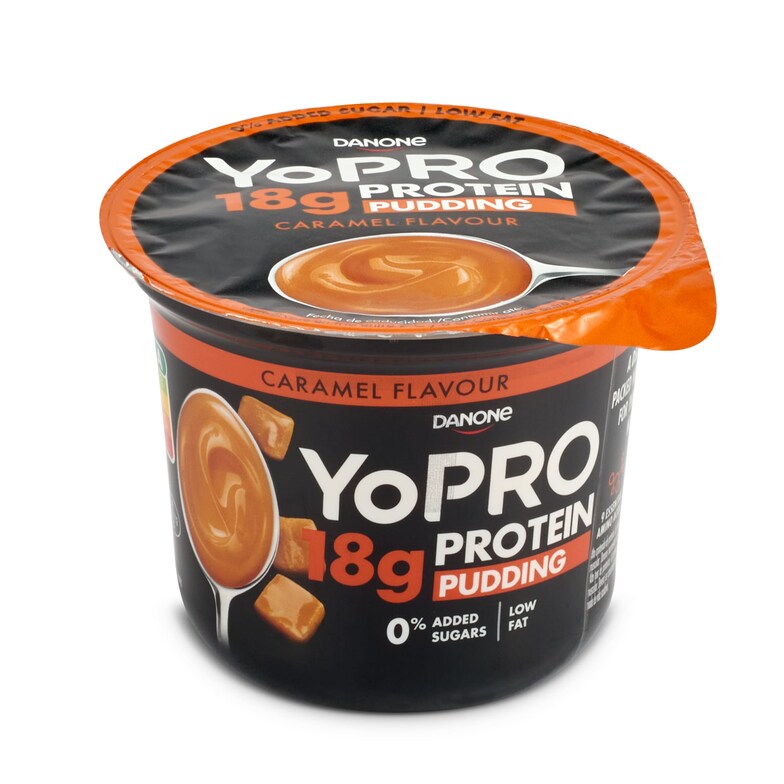Dia Pudding sabor caramelo rico en proteínas Yopro tarrina 150 g