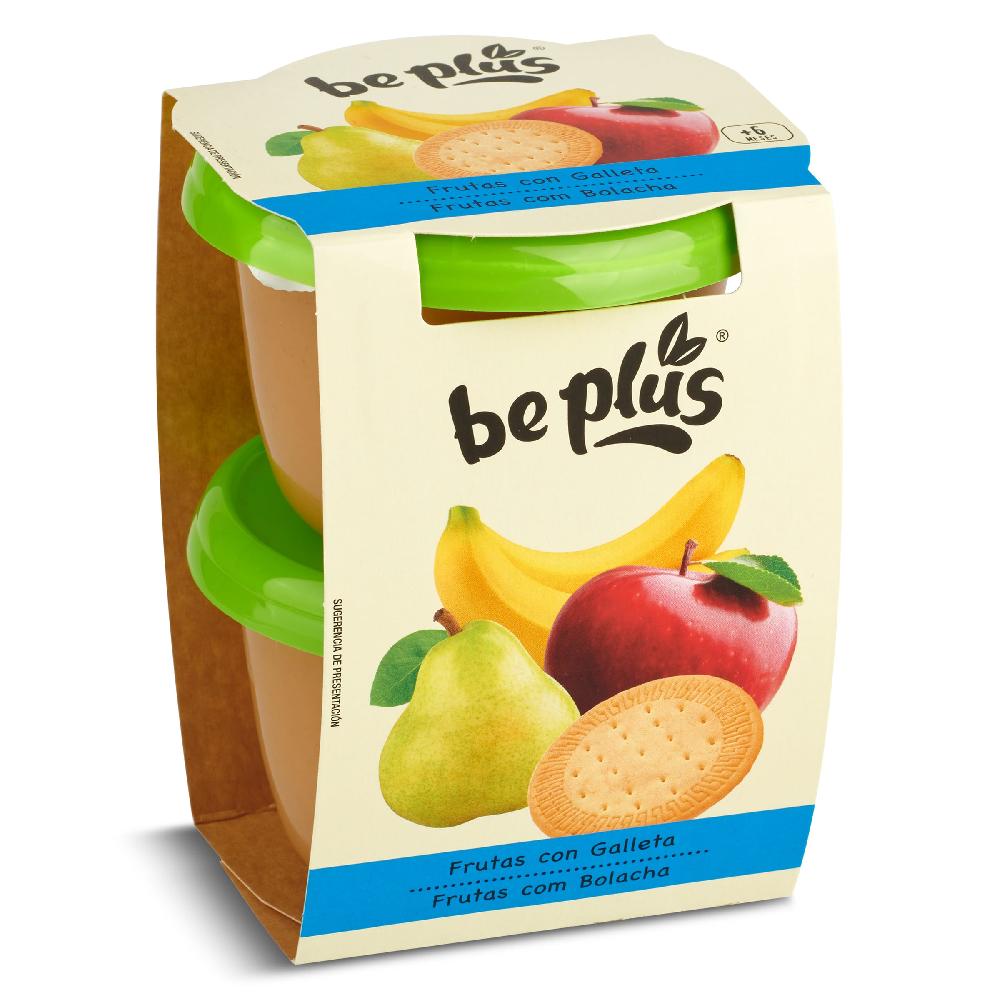 Dia Puré de frutas con galleta Be plus pack 2 x 200 g