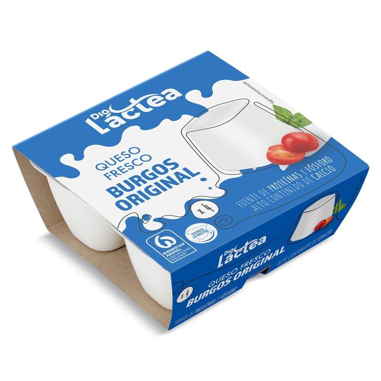 Dia Queso fresco natural Dia Láctea tarrina 4 x 62.5 g