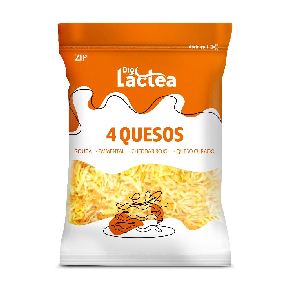 Dia Queso mezcla 4 quesos rallado Dia Láctea bolsa 200 g