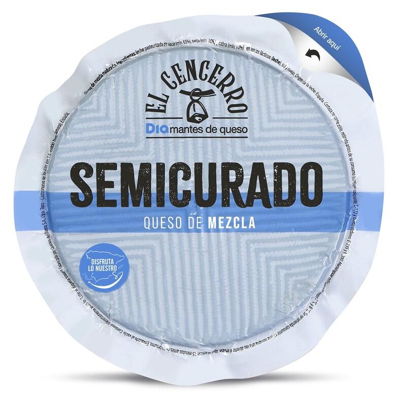 Dia Queso mini semicurado El Cencerro de Dia 1 Kg aprox