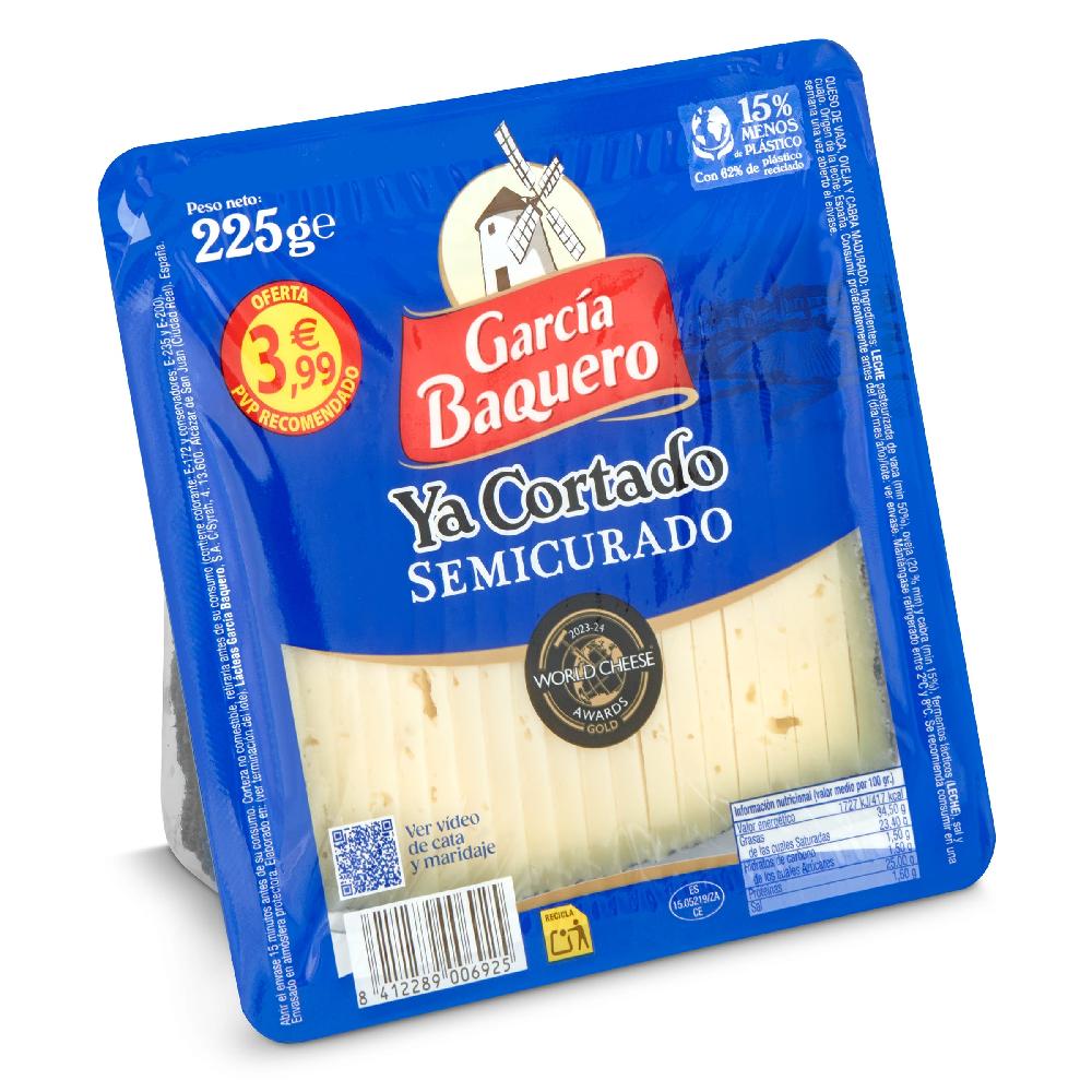 Dia Queso semicurado ya cortado García Baquero 225 g