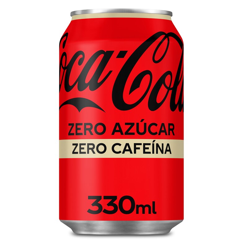 Dia Refresco De Cola Zero Azúcar Zero Cafeína Coca-Cola Lata 33 Cl