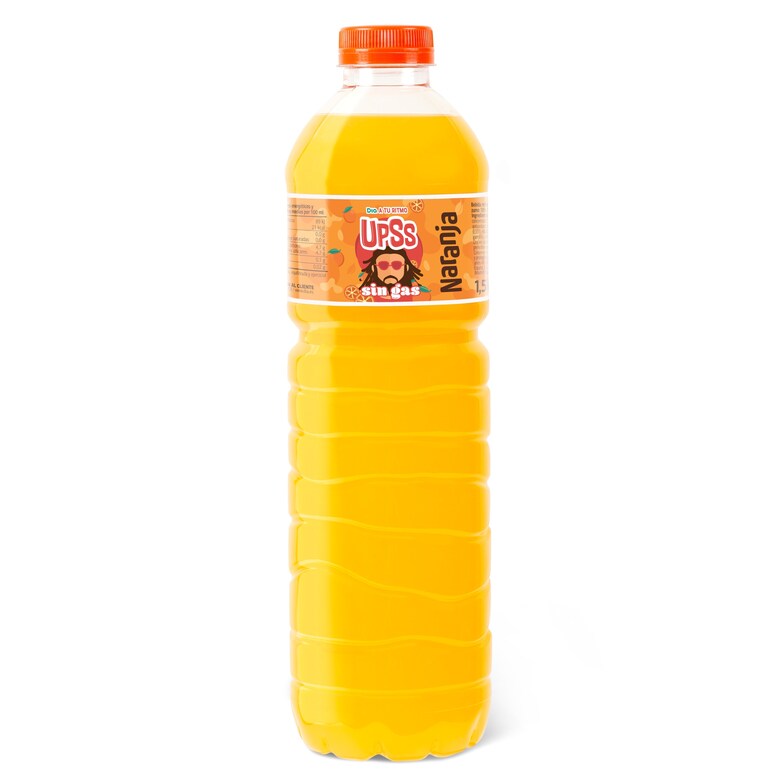 Dia Refresco de naranja sin gas Upss Dia botella 1.5 l