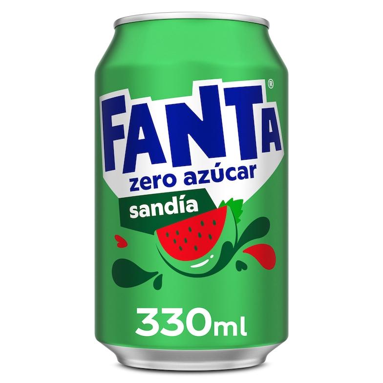 Dia Refresco de sandía zero azúcares Fanta lata 33 cl