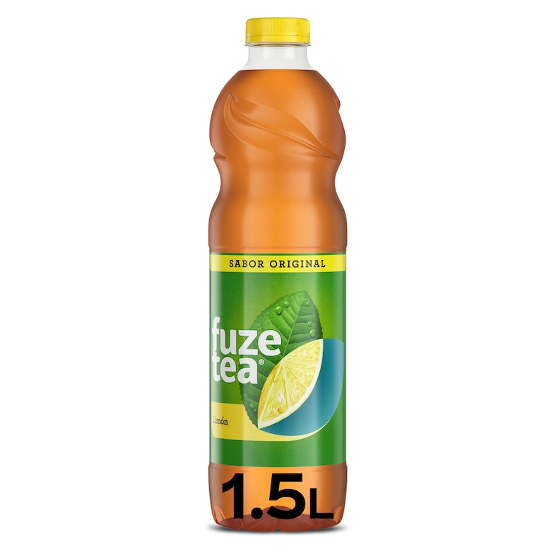 Dia Refresco de té limón sabor original Fuze tea botella 1.5 l