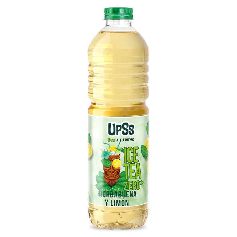 Dia Refresco de té sabor hierbabuena y limón zero Upss Dia botella 1.5 l