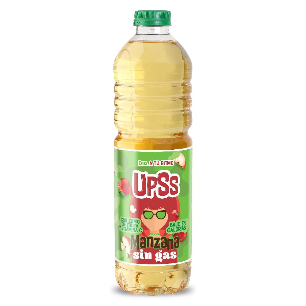 Dia Refresco sin gas de manzana Upss Dia botella 1.5 l