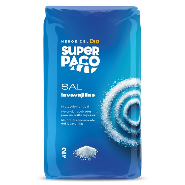 Dia Sal Para Lavavajillas Super Paco De Dia Bolsa 2 Kg