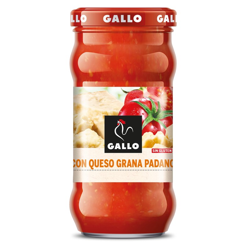 Dia Salsa de tomate con queso grana padano Gallo frasco 350 g