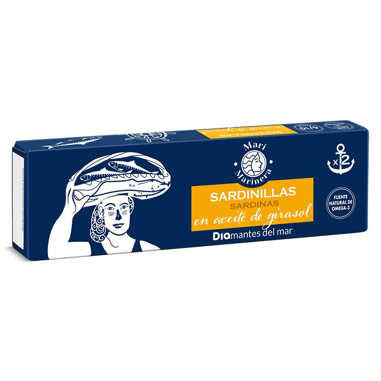 Dia Sardinillas en aceite de girasol Mari Marinera de Dia lata 2 x 65 g