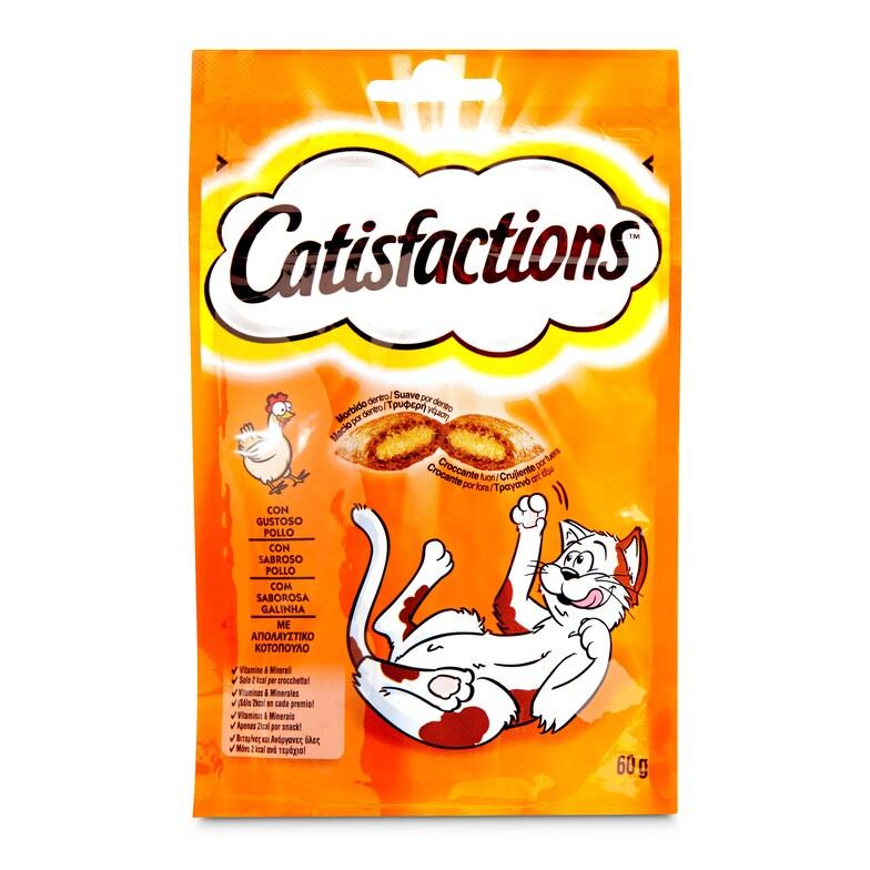 Dia Snack para gatos con pollo Catisfaction bolsa 60 g