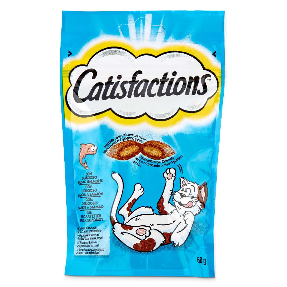 Dia Snack para gatos con salmón Catisfaction bolsa 60 g