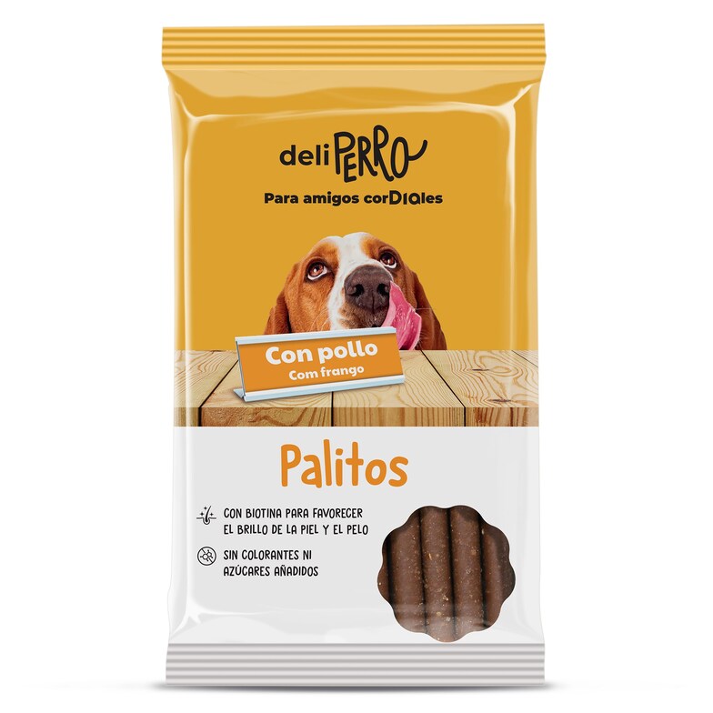 Dia Snack para perros palitos con pollo Deliperro de Dia bolsa 200 g