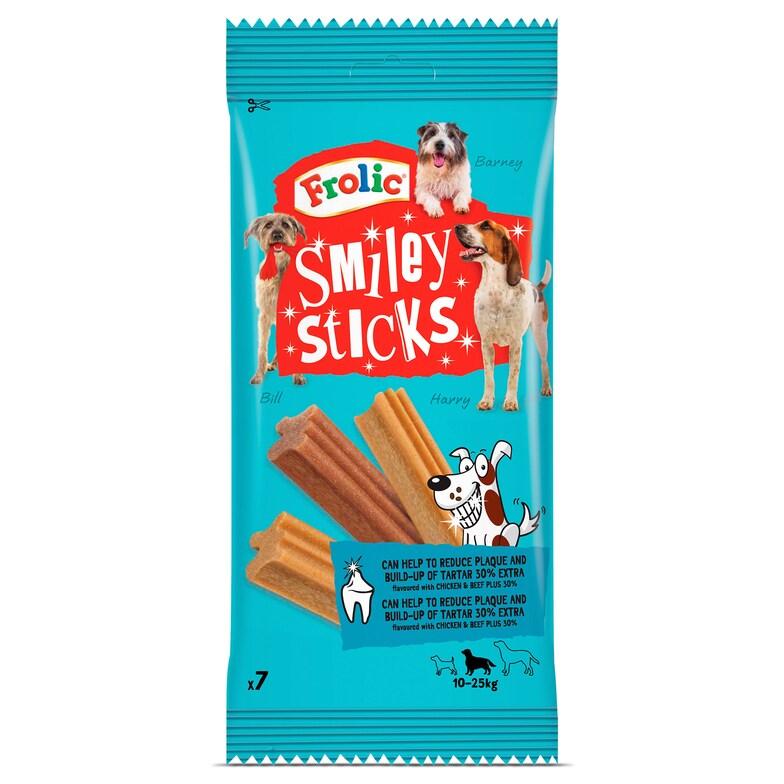 Dia Snack para perros smiley sticks Frolic bolsa 175 g