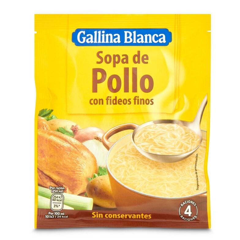 Dia Sopa de pollo con fideos Gallina Blanca sobre 71 g