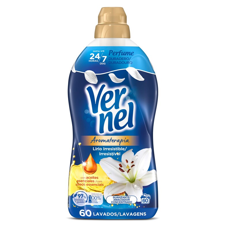 Dia Suavizante concentrado aromaterapia lirio Vernel botella 60 lavados